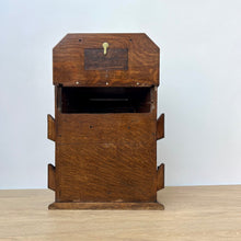 Load image into Gallery viewer, Victorian Oak Country House Estate Letter Box