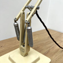Load image into Gallery viewer, 1950's Herbert Terry Cream Anglepoise Lamp