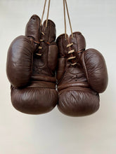 Load image into Gallery viewer, Vintage Frank Bryant Leather Straw-Filled Boxing Gloves c.1930's