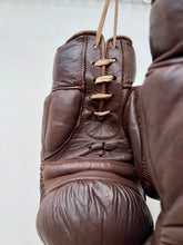 Load image into Gallery viewer, Vintage Frank Bryant Leather Straw-Filled Boxing Gloves c.1930's