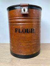 Load image into Gallery viewer, Victorian Toleware Flour Bin