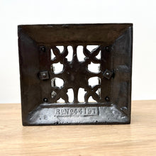 Load image into Gallery viewer, A Beautiful Cast Iron Victorian Pen Rest/Stand Dated 1886