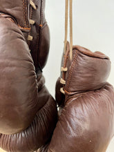Load image into Gallery viewer, Vintage Frank Bryant Leather Straw-Filled Boxing Gloves c.1930's