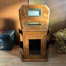Load image into Gallery viewer, Victorian Oak Country House Estate Letter Box