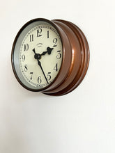 Load image into Gallery viewer, Diminuitive Rare 1930's Vintage Synchronome Copper Cased Clock