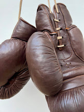 Load image into Gallery viewer, Vintage Frank Bryant Leather Straw-Filled Boxing Gloves c.1930's