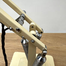 Load image into Gallery viewer, 1950's Herbert Terry Cream Anglepoise Lamp
