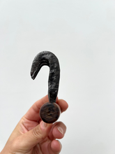 Load image into Gallery viewer, Antique Wrought Iron Three-Pronged Sack/Bag Hook