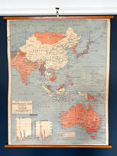 Load image into Gallery viewer, Vintage Robinson's South East Asia Political Educational Wall Chart