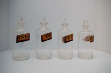 Load image into Gallery viewer, A Set of 19th Century Hand Blown Apothecary Bottles