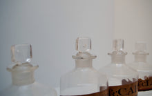Load image into Gallery viewer, A Set of 19th Century Hand Blown Apothecary Bottles