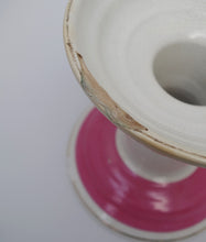 Load image into Gallery viewer, Late Victorian 'J.SAINSBURY' Ironstone Pink Ham Stand
