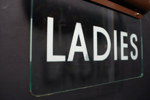 Load image into Gallery viewer, A Pair of Ladies and Gents Illuminated Restroom Signs c.1940's
