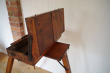 Load image into Gallery viewer, Early 20th Century French Telescopic Tripod Artist's Box & Stand