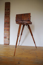 Load image into Gallery viewer, Early 20th Century French Telescopic Tripod Artist's Box & Stand