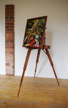 Load image into Gallery viewer, Early 20th Century French Telescopic Tripod Artist's Box & Stand