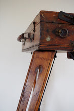 Load image into Gallery viewer, Early 20th Century French Telescopic Tripod Artist's Box & Stand