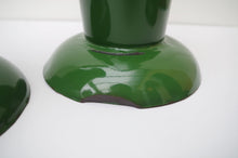 Load image into Gallery viewer, Late 1930's Vitreous Enamelled Florist Vases