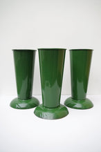 Load image into Gallery viewer, Late 1930's Vitreous Enamelled Florist Vases
