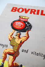 Load image into Gallery viewer, Vintage 'Strongman' Bovril Advertising Showcard - Original Artwork