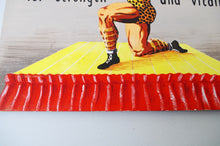 Load image into Gallery viewer, Vintage 'Strongman' Bovril Advertising Showcard - Original Artwork