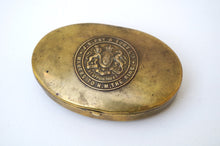 Load image into Gallery viewer, J.S. Fry & Sons 'Fry's Chocolates' Brass Snuff Tin c.1910