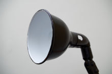 Load image into Gallery viewer, Rare 1930's Black Industrial Mek-Elek Task/Worklamp