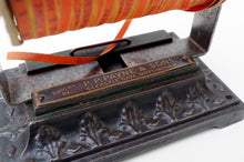 Load image into Gallery viewer, P. P. Payne & Sons Cast Iron Shop Ribbon Dispenser c.1920