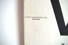 Load image into Gallery viewer, 1930's Curry & Paxton Ltd. Folding Snellen Chart