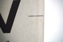 Load image into Gallery viewer, 1930's Curry & Paxton Ltd. Folding Snellen Chart