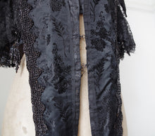 Load image into Gallery viewer, Antique Welsh Victorian Mantelet/Dress Cape c.1900