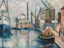 Load image into Gallery viewer, Oil on Board - Scene of St Malo, France