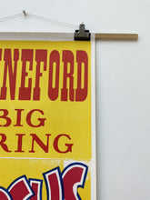 Load image into Gallery viewer, A 1950’s U.S. Wood Block-Printed Hanneford Circus Poster by The Enquirer Printing Company