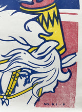 Load image into Gallery viewer, A 1950’s U.S. Wood Block-Printed Hanneford Circus Poster by The Enquirer Printing Company