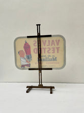 Load image into Gallery viewer, 1950's Mullard Valves Glass Advertising Sign