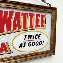 Load image into Gallery viewer, 1940’s Mazawattee Glass Tea Framed Shop Advertising Sign