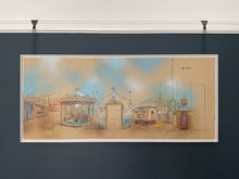 Load image into Gallery viewer, Original Circus/Fairground Framed Artwork