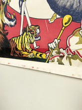 Load image into Gallery viewer, A 1950’s U.S. Wood Block-Printed Hanneford Circus Poster by The Enquirer Printing Company