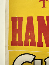 Load image into Gallery viewer, A 1950’s U.S. Wood Block-Printed Hanneford Circus Poster by The Enquirer Printing Company