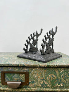 A Beautiful Cast Iron Victorian Pen Rest/Stand Dated 1886