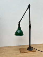 Load image into Gallery viewer, 1930&#39;s Dugdills Industrial Three-Arm Bench Lamp
