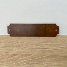 Load image into Gallery viewer, &#39;Please Shut The Gate&#39; Bronze Door Sign c.1930&#39;s
