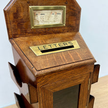 Load image into Gallery viewer, Victorian Oak Country House Estate Letter Box
