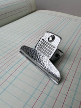 Load image into Gallery viewer, Myers Chrome Plated No. 341 Vintage Bulldog Clip
