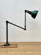 Load image into Gallery viewer, 1930&#39;s Dugdills Industrial Three-Arm Bench Lamp
