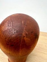 Load image into Gallery viewer, Antique Milliners Hat Block Dolly Head Mould
