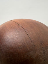 Load image into Gallery viewer, Antique Industial Wooden Millinery Hat Block with Pinch Detail

