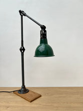 Load image into Gallery viewer, 1930&#39;s Dugdills Industrial Three-Arm Bench Lamp
