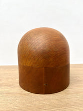 Load image into Gallery viewer, Vintage Wooden Crown Hat Block/Mould
