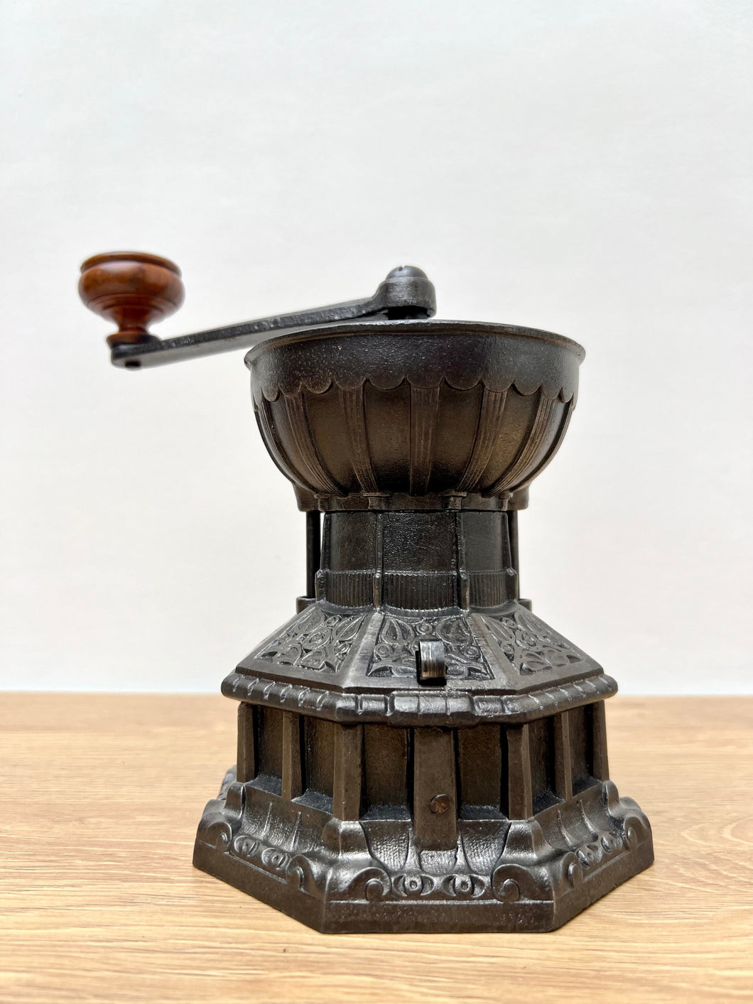 19th Century Kenrick Christopher Dresser 'York Minster Font' Coffee Grinder